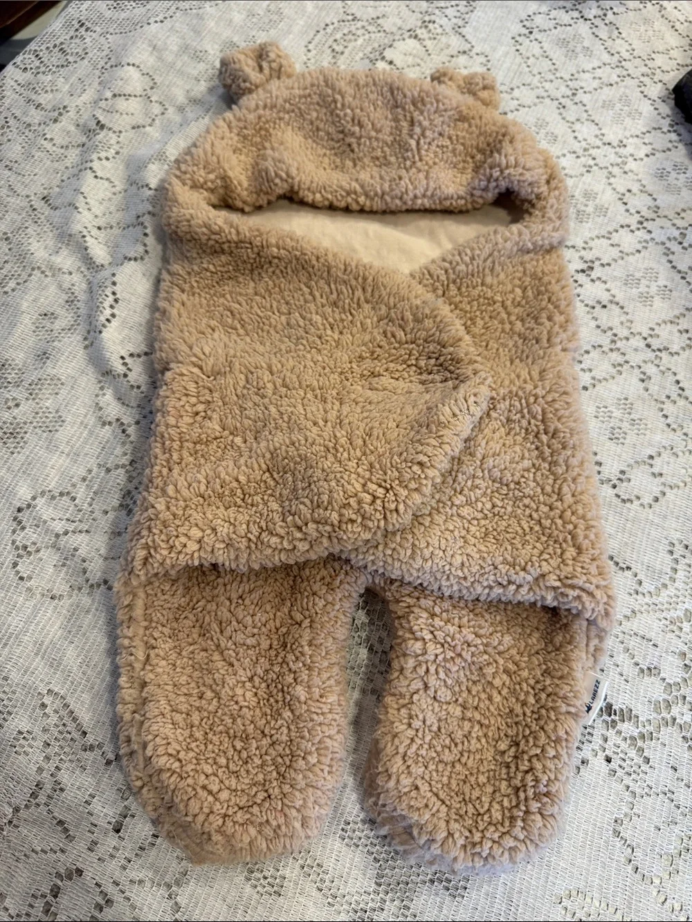 Larezz Ewok swaddle blanket COSTUME for infant great for keeping baby warm
